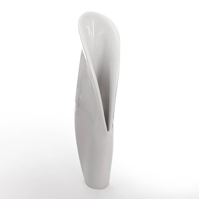 Писсуар напольный Kerasan Artwork GROOVE 36х27 см с креплением и сифоном белый 473001