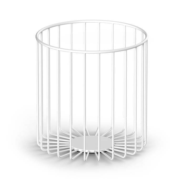 Ведро для мусора Decor Walther DW 220 напольное белый матовый 0859250