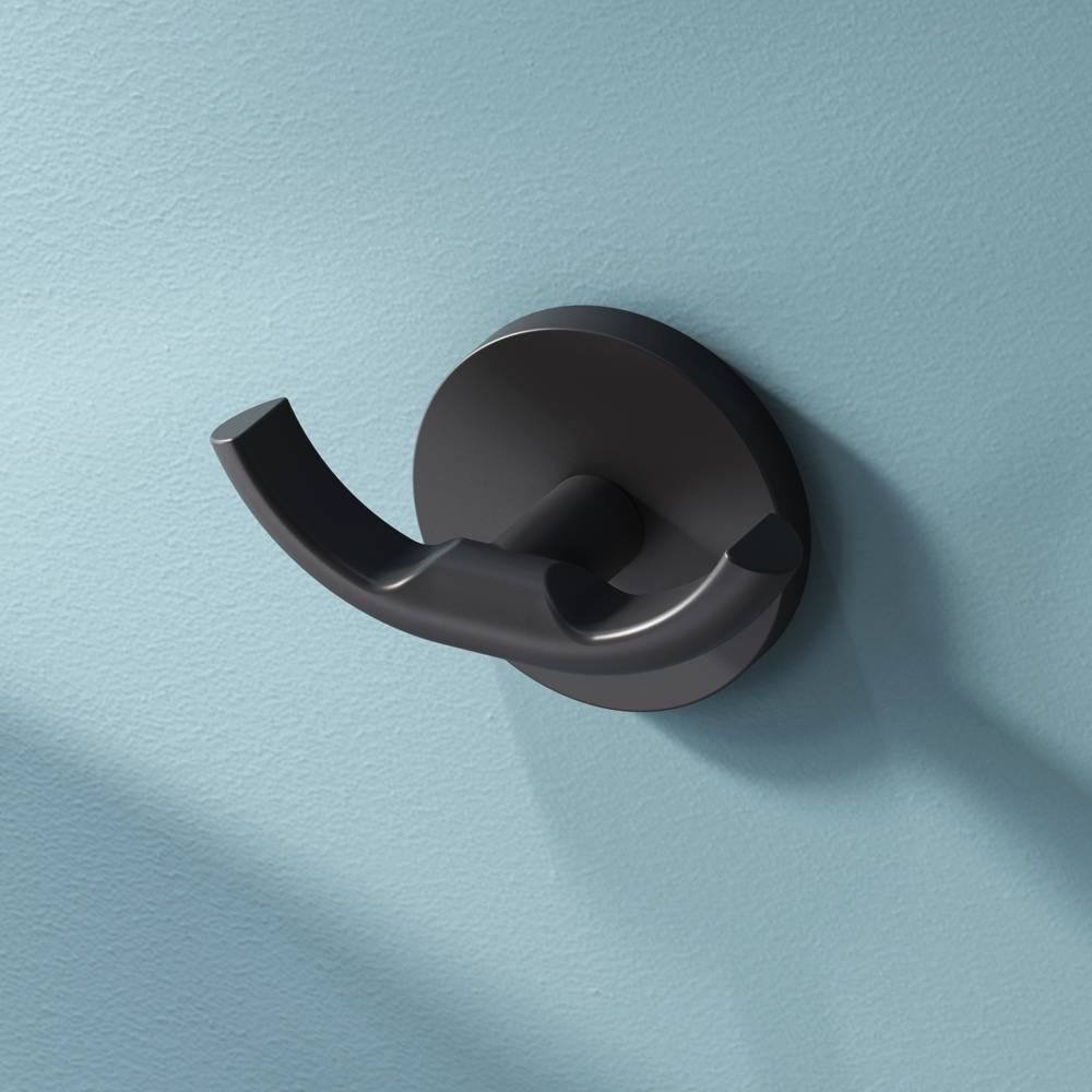 Крючок для полотенец двойной AM.PM X-Joy настенный черный A85A35622