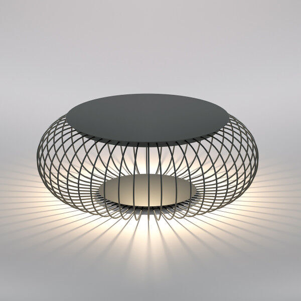 Светильник-столик садово-парковый светодиодный Firenze черный 35178/F черный