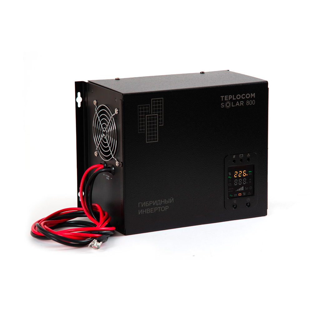 Инвертор солнечный гибридный Бастион TEPLOCOM SOLAR-800 2411