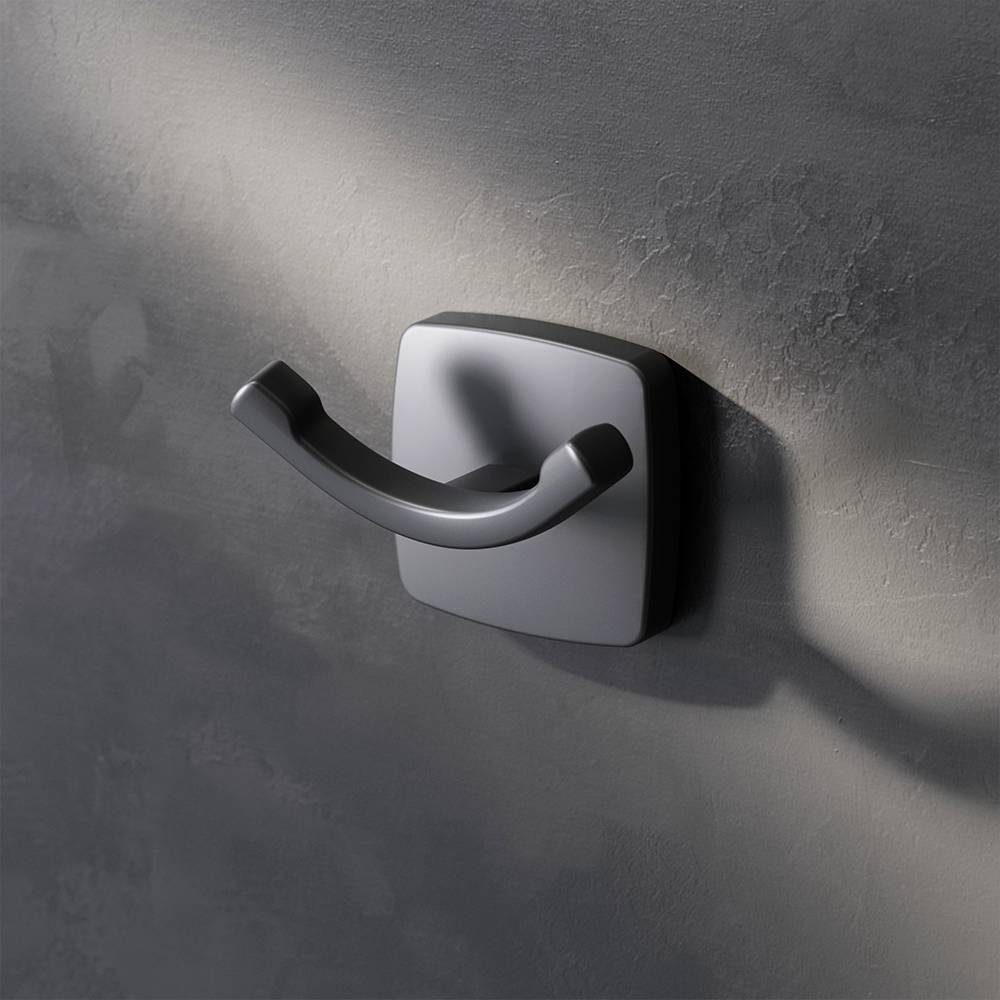 Крючок для полотенец двойной AM.PM Gem черный A9035622