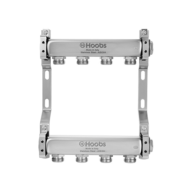 Комплект коллекторов Hoobs из нержавеющей стали без регулировки 1x3/4 3 выхода HB-INCGK-814503