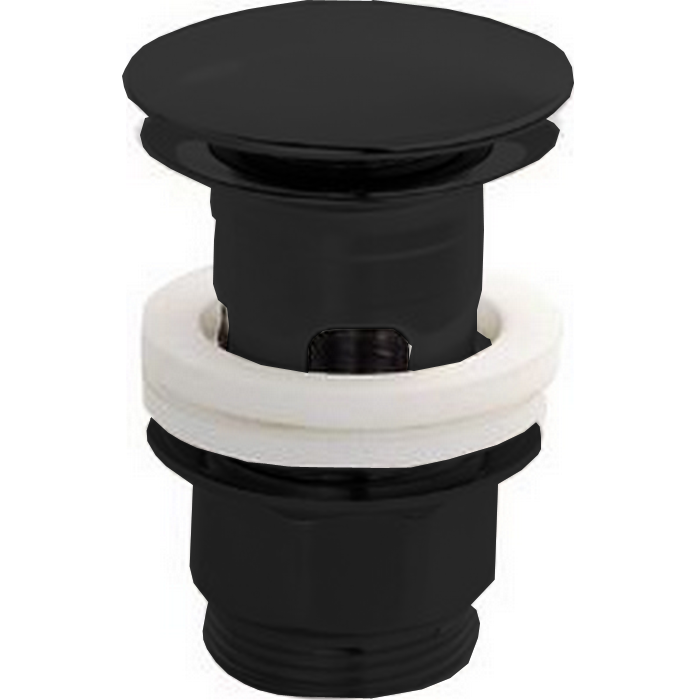 Донный клапан Cisal 1 1/4 для раковин черный матовый ZA00162040