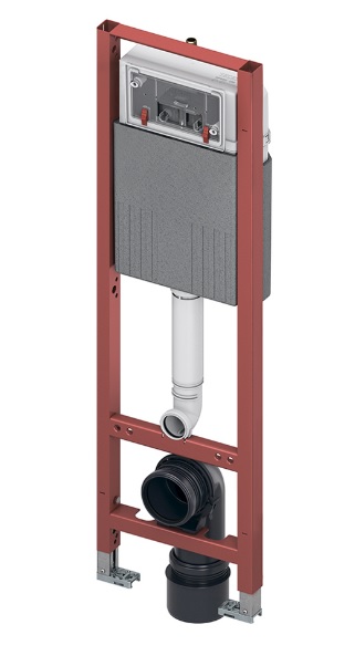 Застенный модуль для унитаза TECEbase узкий 320х1120 мм 9400440