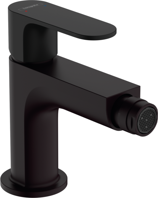 Смеситель для биде hansgrohe Rebris S со сливным гарнитуром черный матовый 72210670