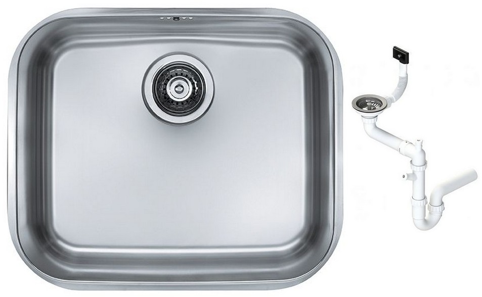 Мойка кухонная Alveus Variant 10 480х400х250 мм под столешницу с сифоном 1009252