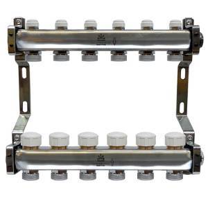 Коллекторный блок Gekon 1x3/4 EK 6 выходов с расходомерами GK 75106