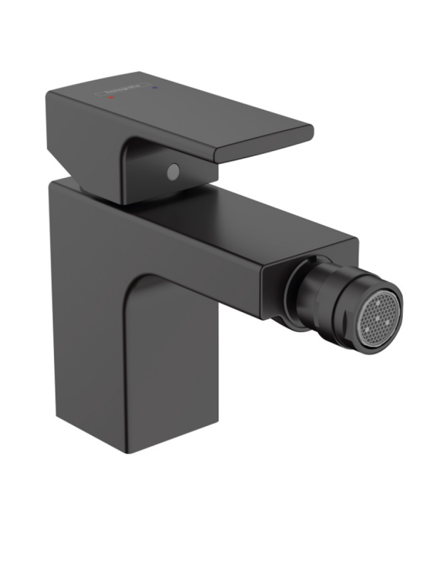 Смеситель для биде Hansgrohe Vernis Shape со сливным гарнитуром черный матовый 71211670