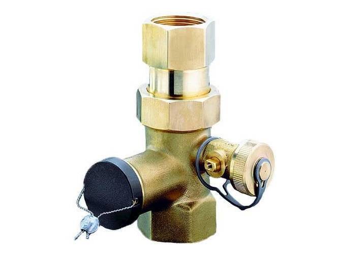 Клапан колпачковый Oventrop Expa-Con Ду20 Rp3/4 латунь 1089006