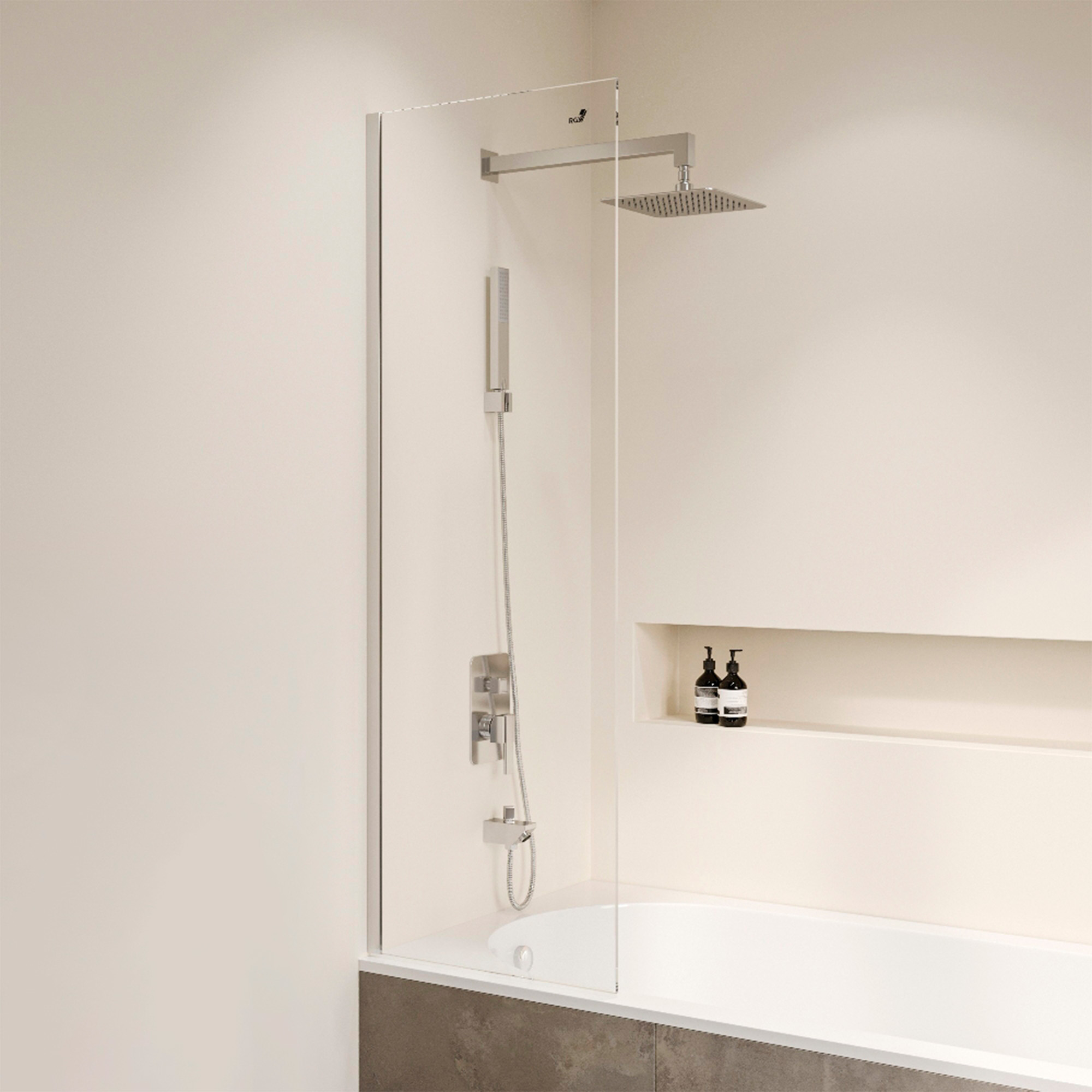Шторка на ванну RGW SC-056-8 500 мм стекло прозрачное 35110562850-11