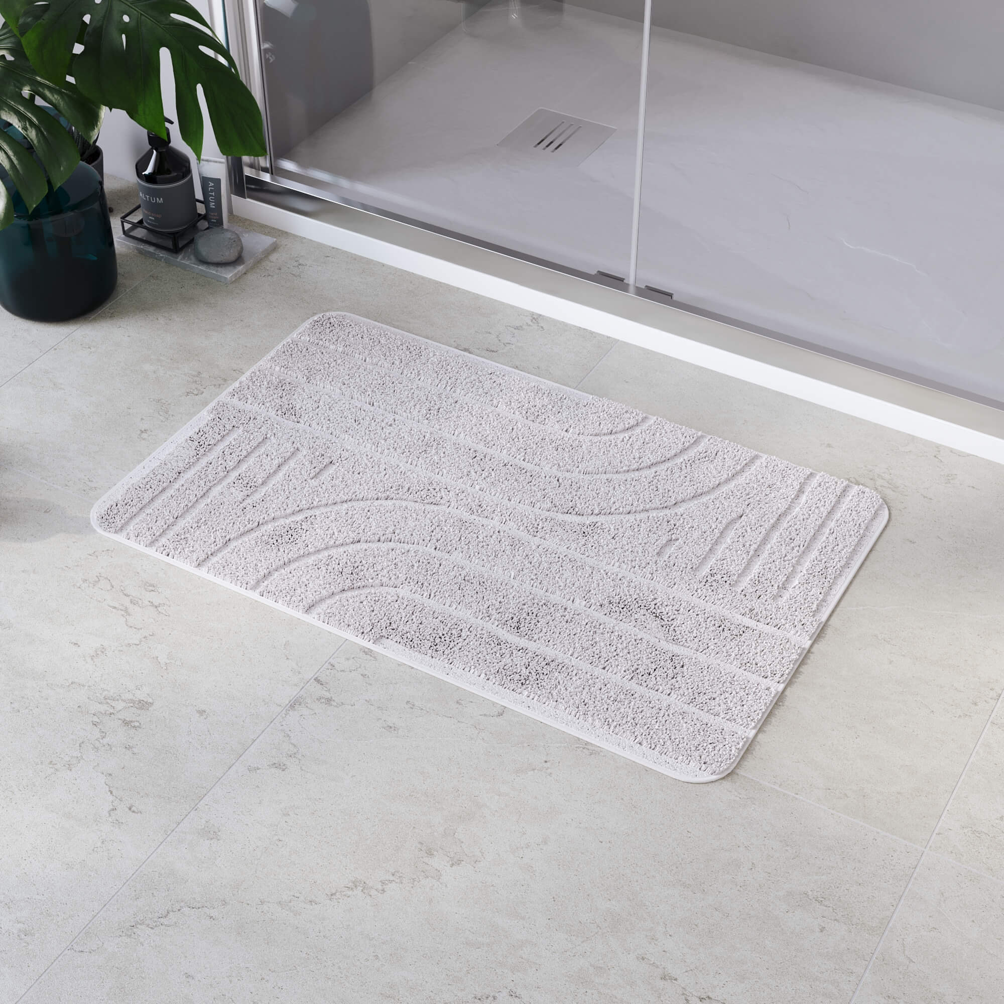 Коврик для ванной RGW BM-006 80x50 см белый 6241006-101