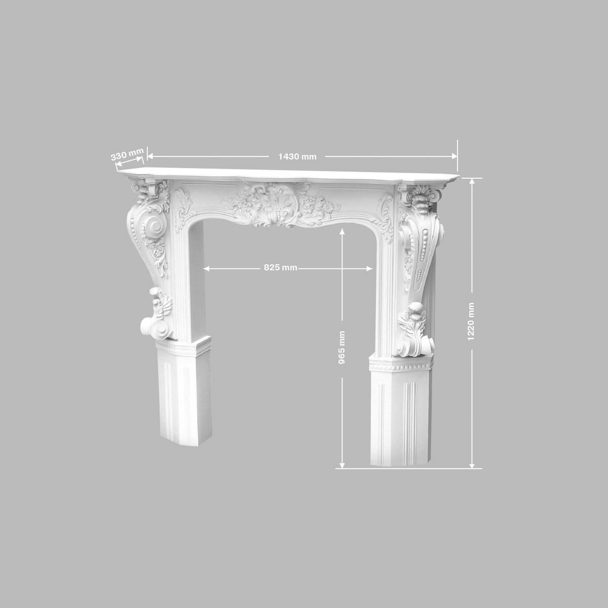 Портал для камина DECOMASTER DG-8401 1430х330х1220 мм DG-8401