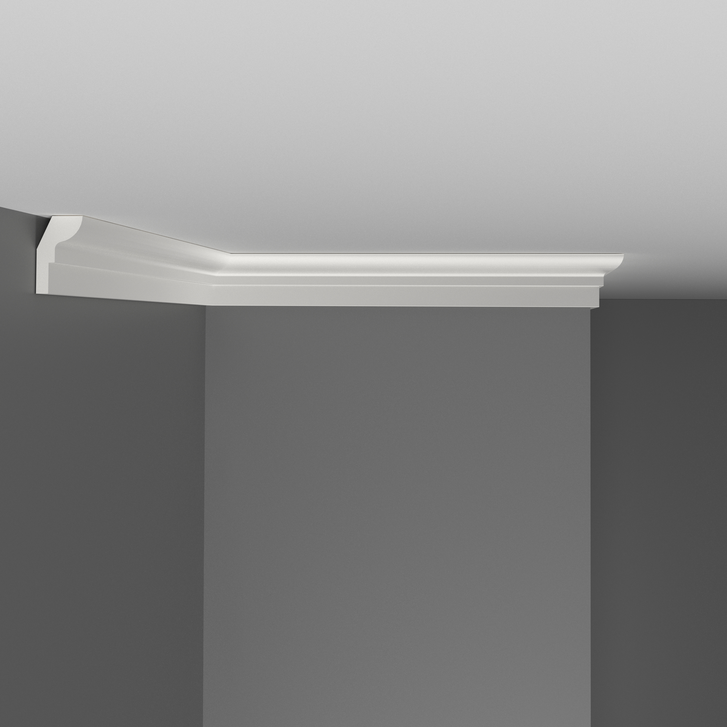 Плинтус потолочный DECOMASTER D111 ДМ 25х15х2000 мм дюрополимер D111 ДМ