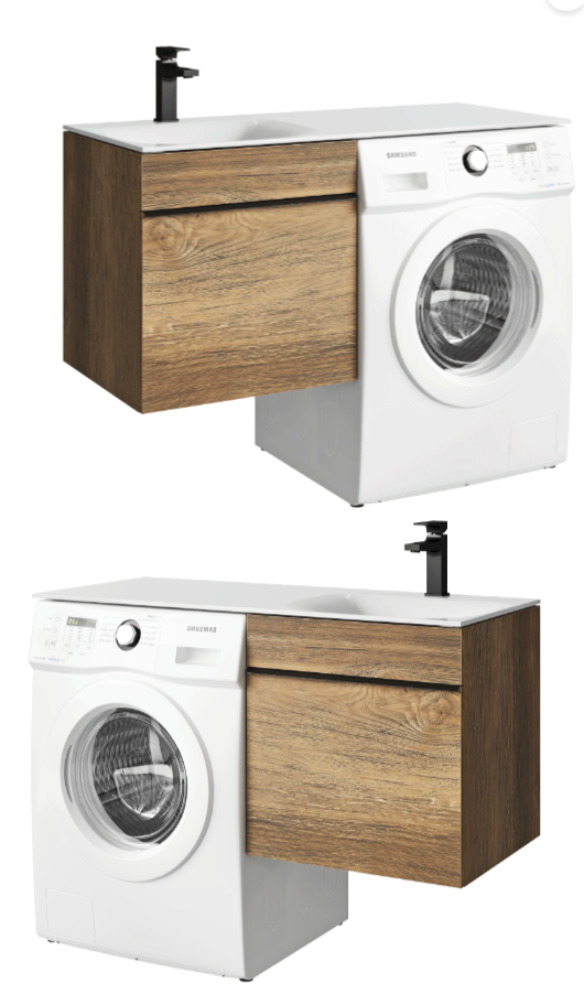 Тумба под умывальник Aqwella Terra дуб балтийский TER01051DB