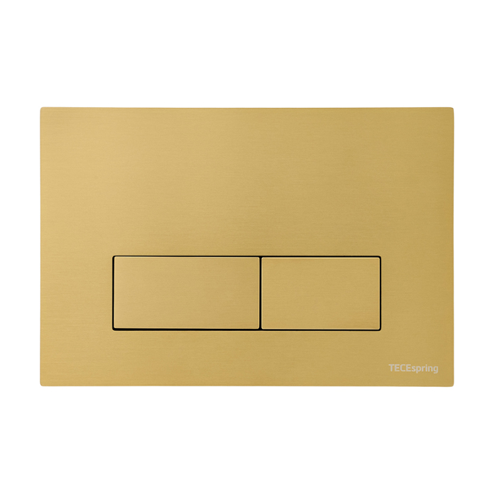 Панель смыва TECE TECEspring S нержавеющая сталь gold PVD S240511