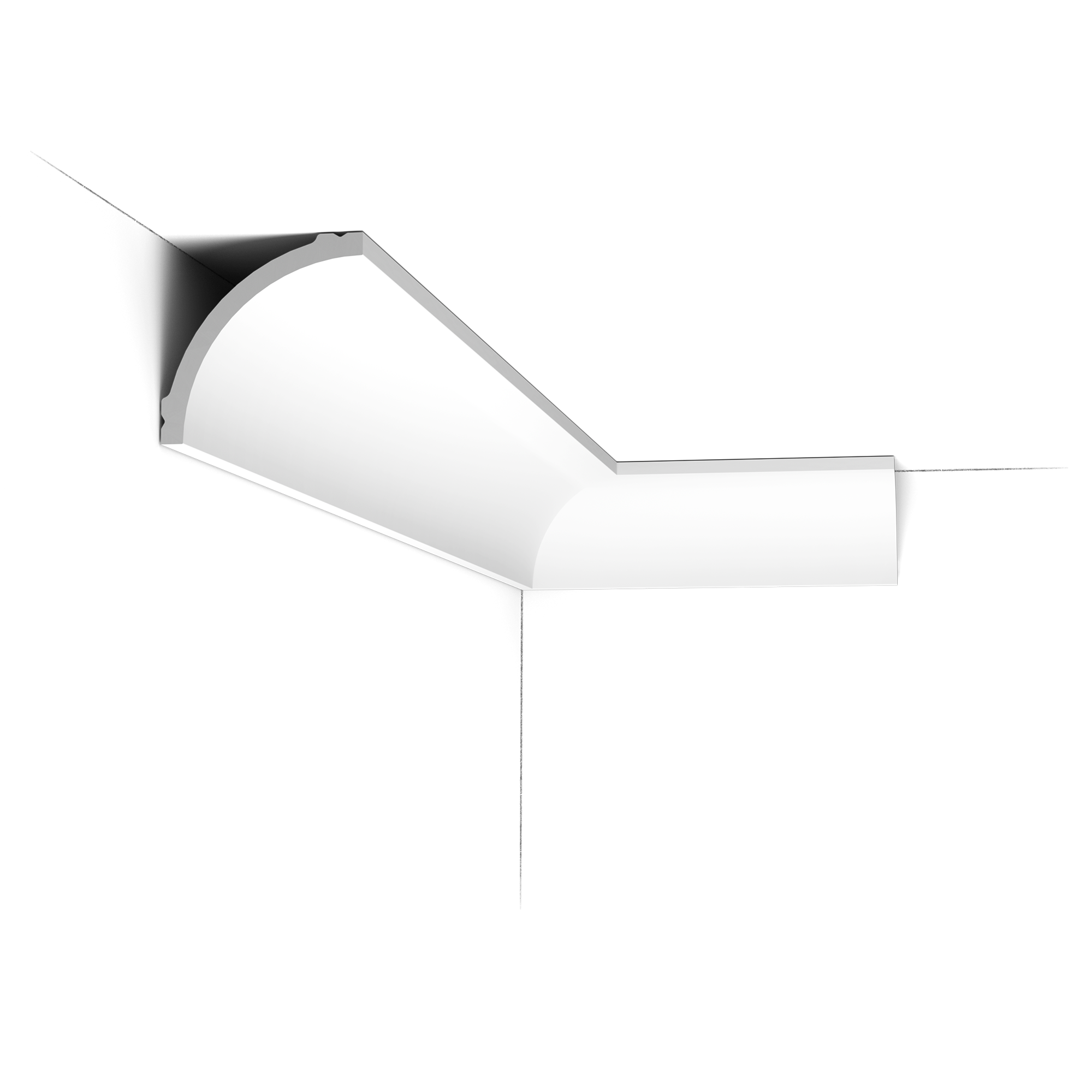 Карниз потолочный Orac Decor Basixx 125x125x2000 мм CB524N