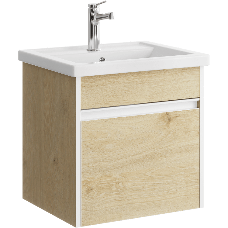 Тумба под умывальник подвесная AQweber Urban 468х460х400 мм Дуб Давос URB0105DD