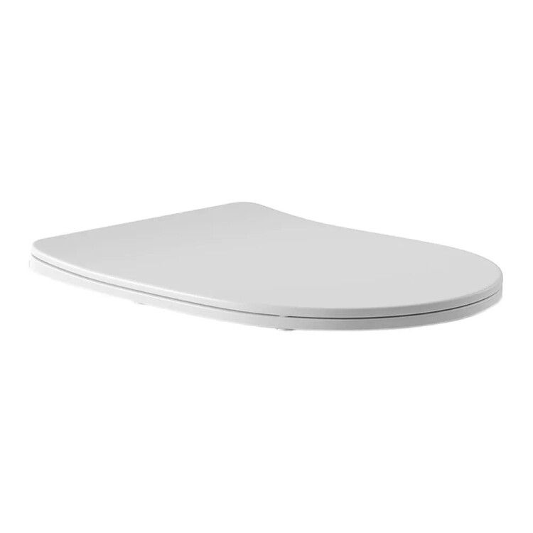 Сиденье для унитаза AQD OVO Plus / CONE Plus с микролифтом белый глянцевый OVO/CON0610