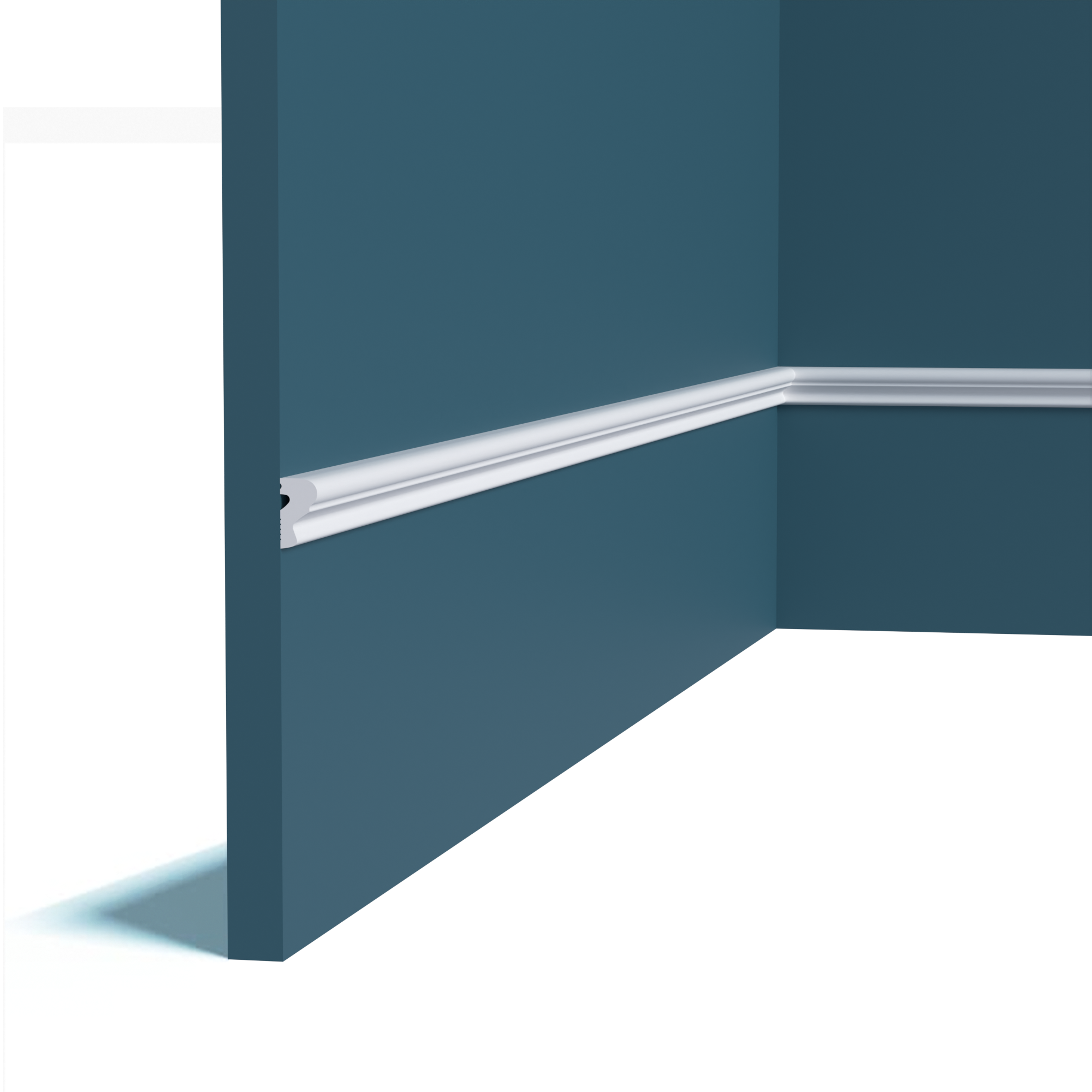 Молдинг Perfect Plus P228 из ударопрочного полимера 30х15х2000 мм 2347