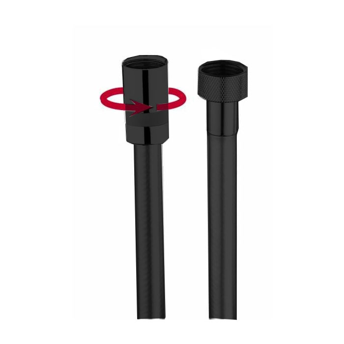 Душевой шланг Bossini Cromolux 1500 мм черный матовый A00167C.073.1_УЦ