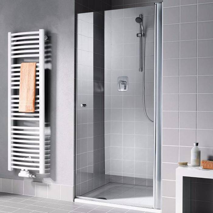 Дверь душевая Kermi Atea 1TR 470x2200 мм серебро зеркальное стекло AT 1TR 04722 VAK