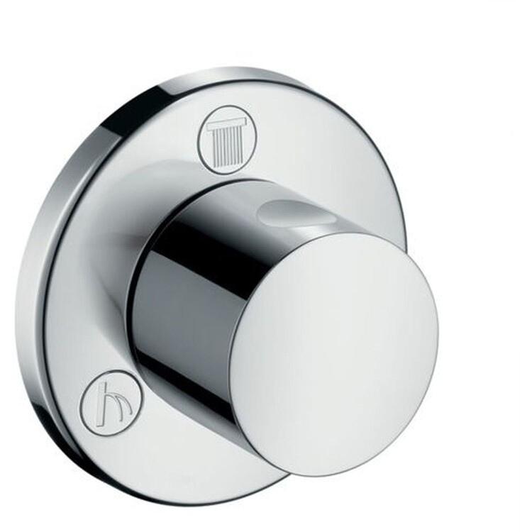Вентиль запорный и переключающий Hansgrohe S Trio/Quattro скрытого монтажа хром 15932000