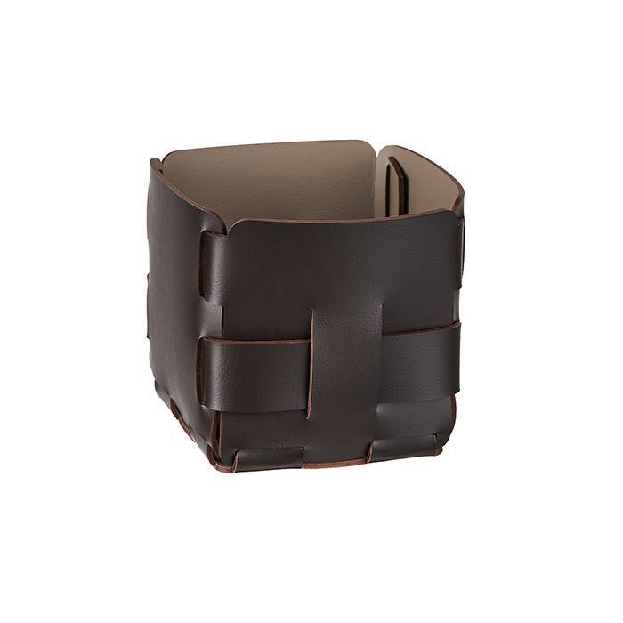 Корзинка ADJ Mini Bottega 12х12х13 см шоколад/капучино 1013.06/04