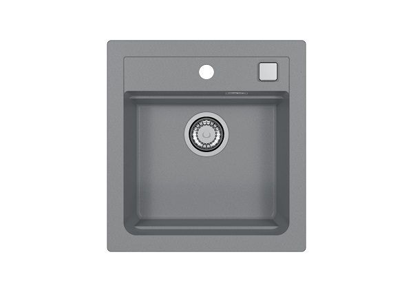 Мойка кухонная Alveus ATROX 20 Granital Concrete G81 470x500 мм с сифоном 1131989/1132823