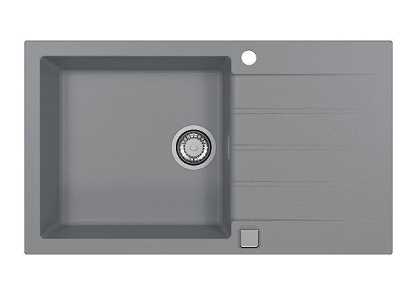 Мойка кухонная Alveus Cadit 40 Granital Concrete G81 860х500 мм с сифоном 1132030