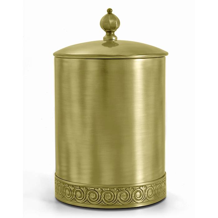 Ведро с крышкой 3SC Bally ручка Zar Matt Satin Brass FSC65/02LX