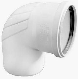 Отвод REHAU RAUPIANO PLUS 45° 200 мм 11230971001