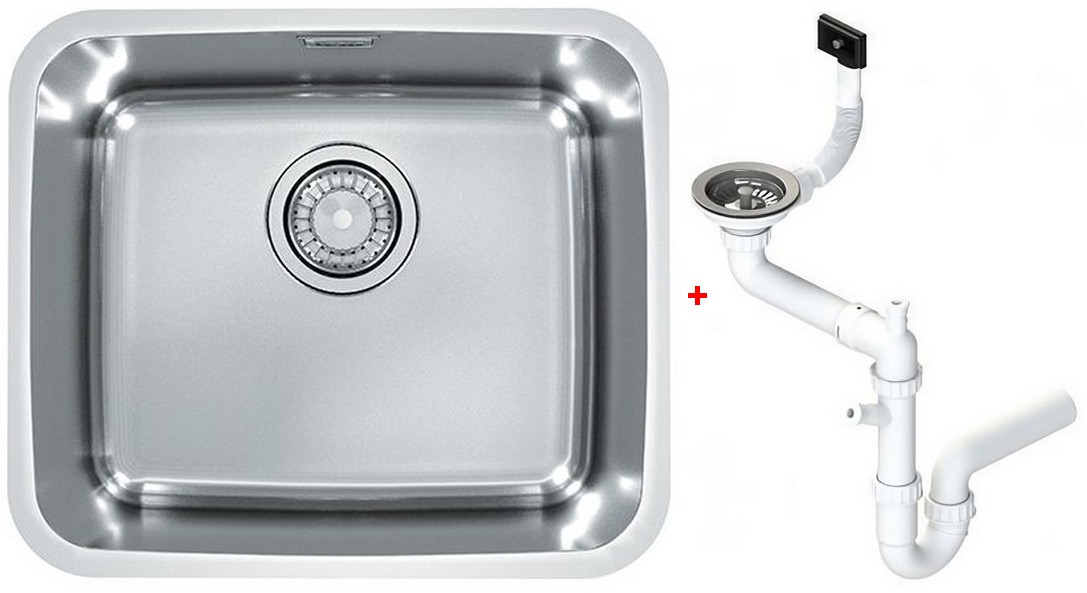 Мойка кухонная Alveus Luno 20 340х400х180 мм с сифоном 1128740