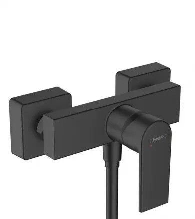 Смеситель для душа hansgrohe Vernis Shape однорычажный внешний монтаж матовый черный 71650670