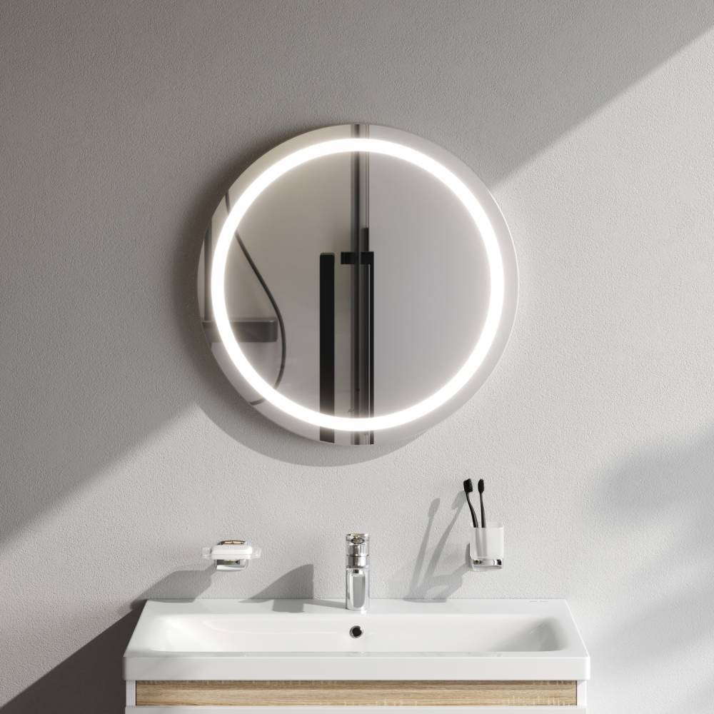 Зеркало круглое AM.PM X-Joy 60 см с LED-подсветкой и ИК-сенсором M85AMOX0601WG