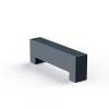 Конвектор напольный Gekon Level U/FMC 230x1200x180 мм RAL 7024 GLUF1.02312018/FMC/RAL7024_mat