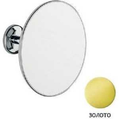 Зеркало косметическое Cezares SP 806.52 увеличительное 15 см золото SP80652