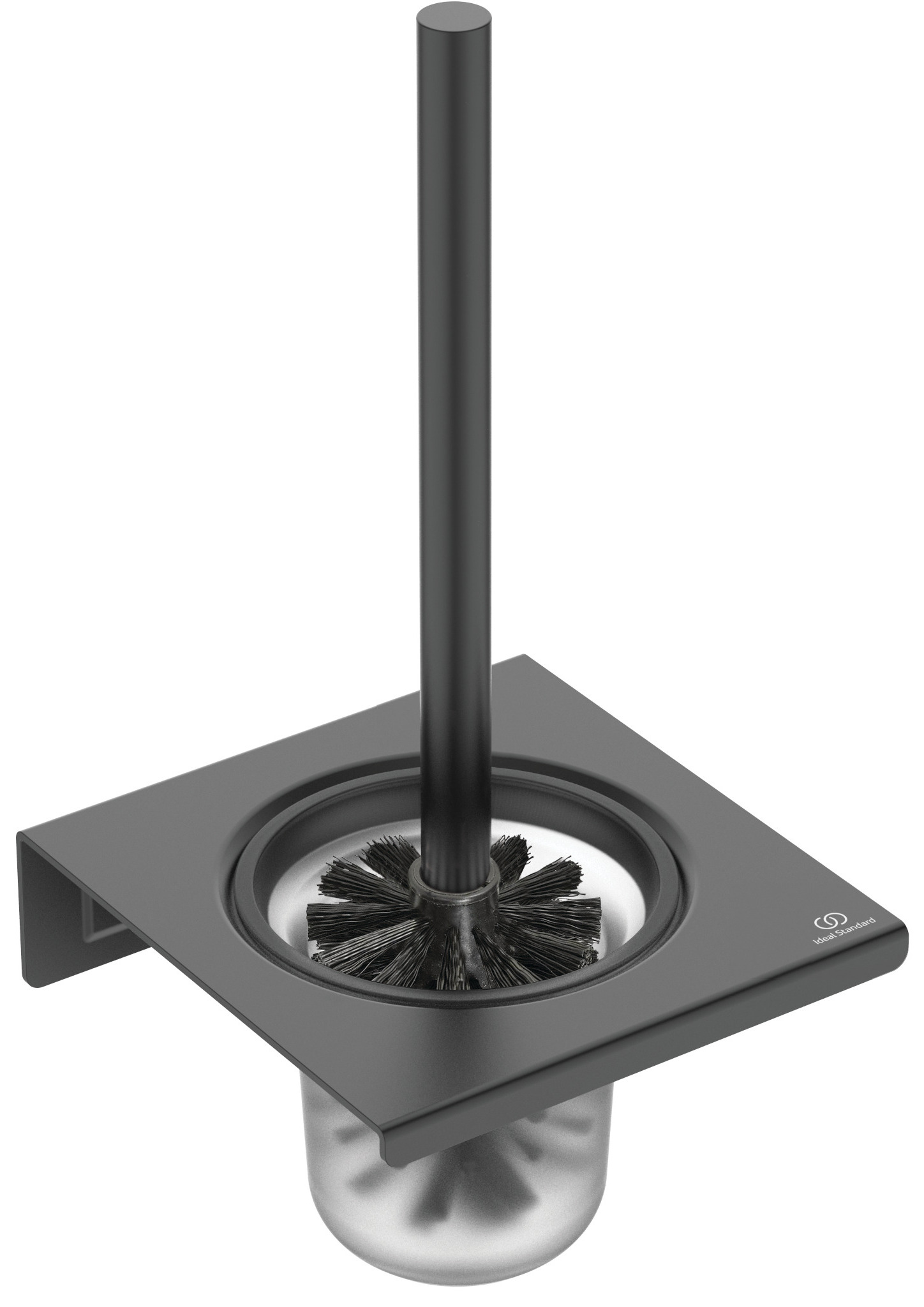 Ершик для туалета настенный Ideal Standard ALU+ черный шелк BD593XG