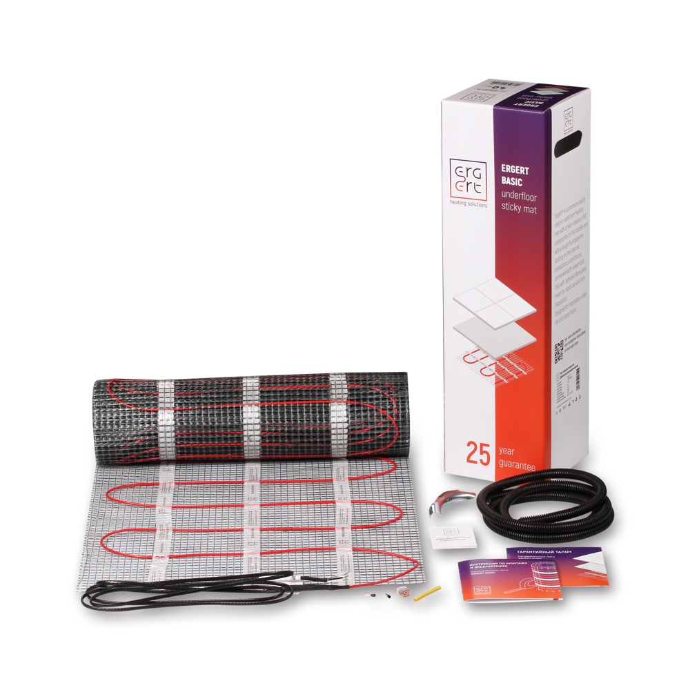 Нагревательный мат Ergert BASIC-200 1000 Вт 5 м² ETMB2001000
