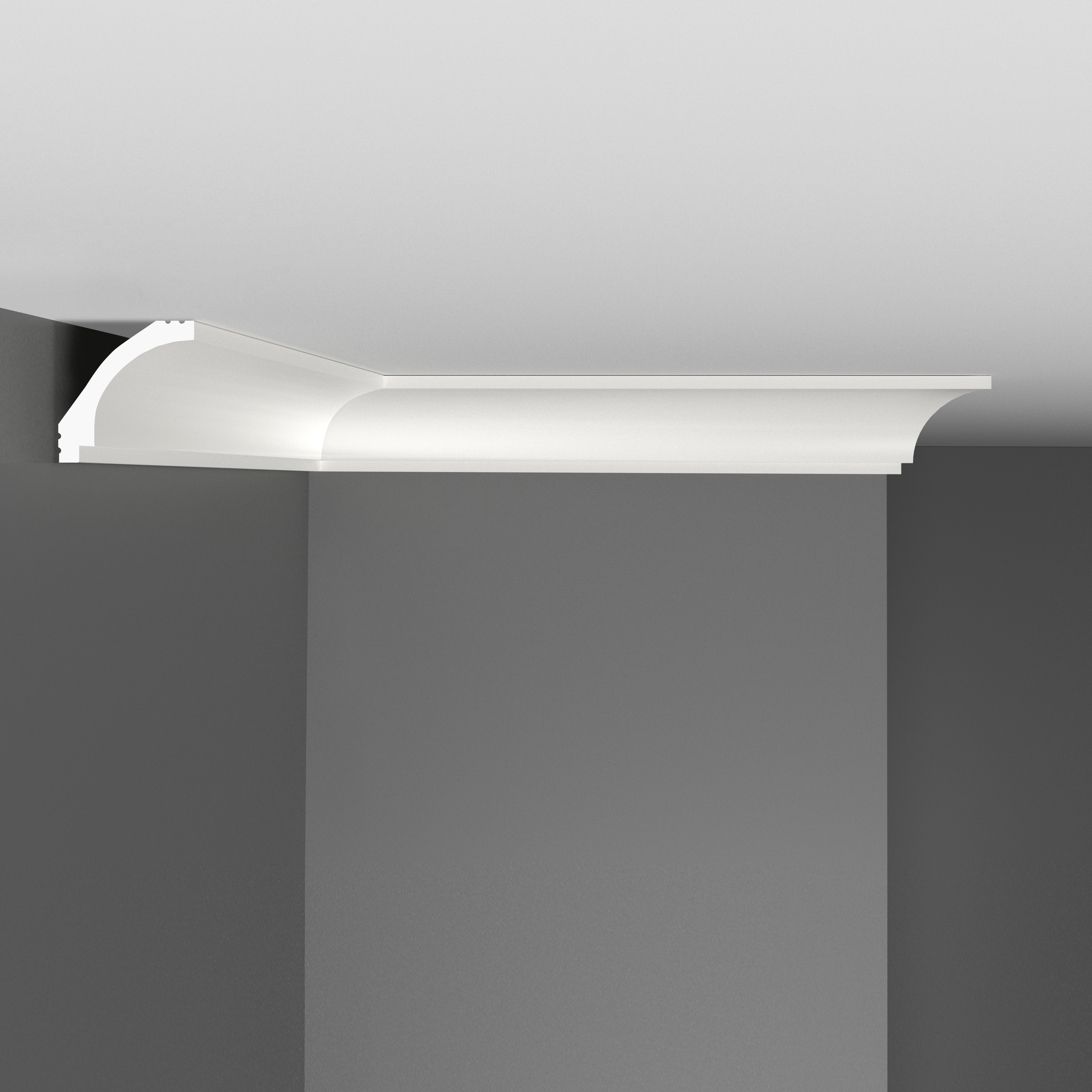 Плинтус потолочный DECOMASTER D115M ДМ 30х30х2000 мм дюрополимер D115M ДМ