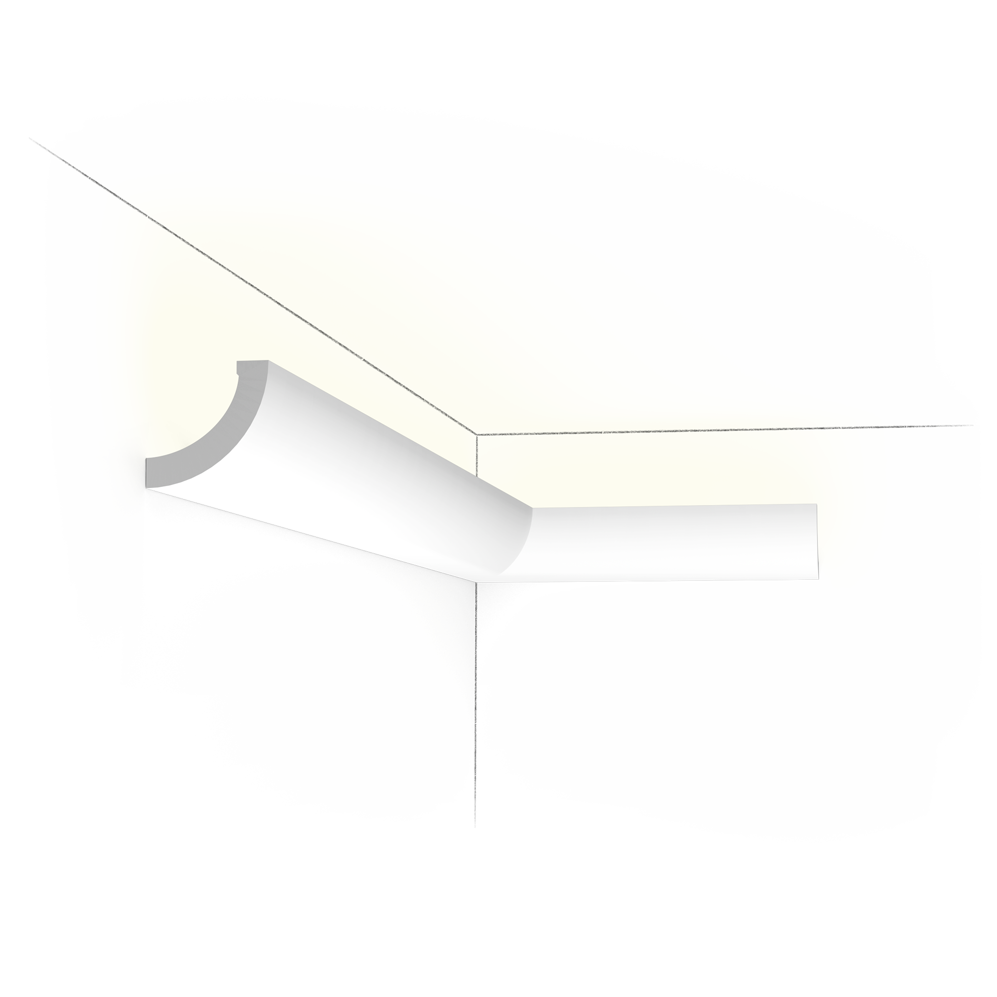Карниз для скрытого освещения Orac Decor C362 CURVE