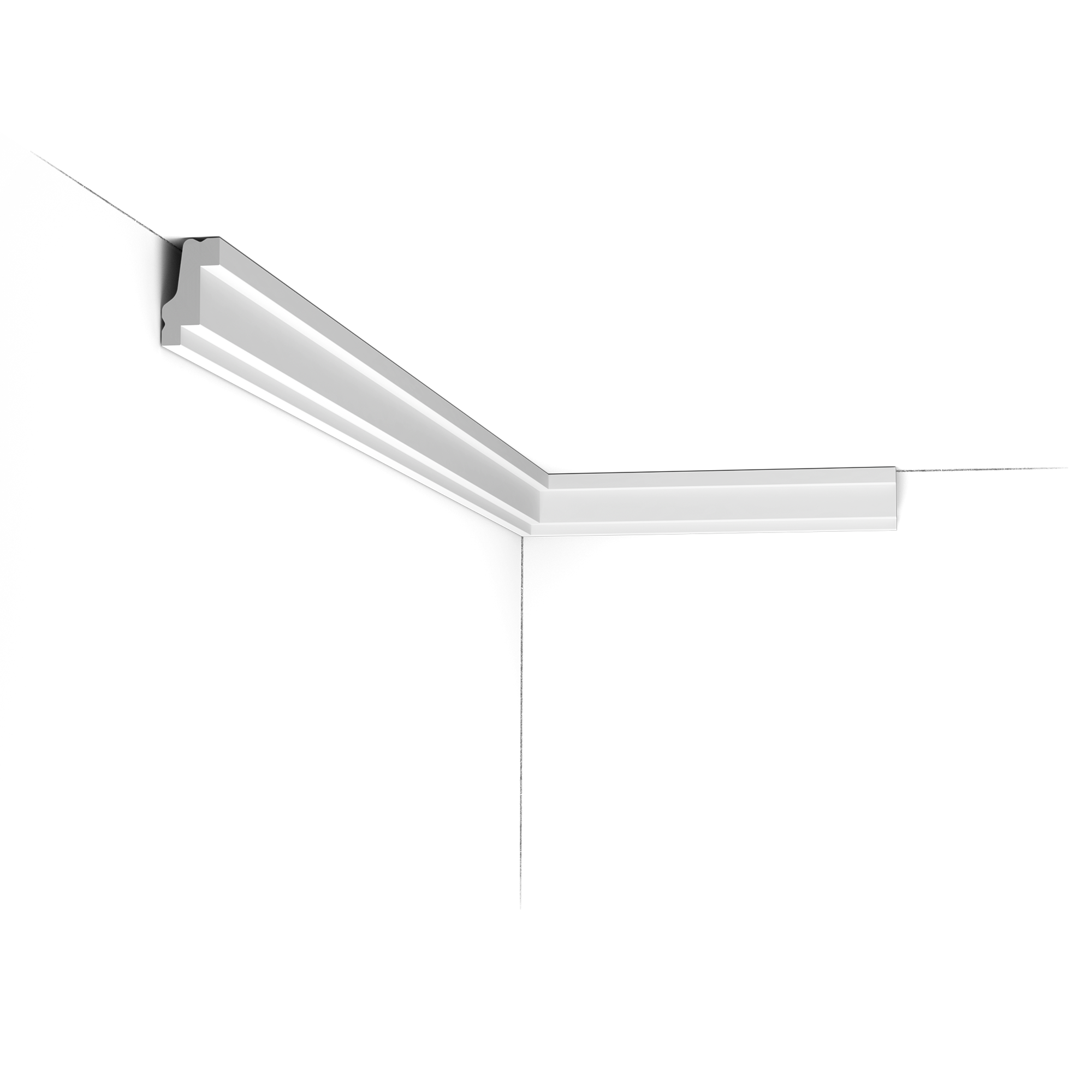 Карниз потолочный Orac Decor Basixx 20x25x2000 мм CB530N