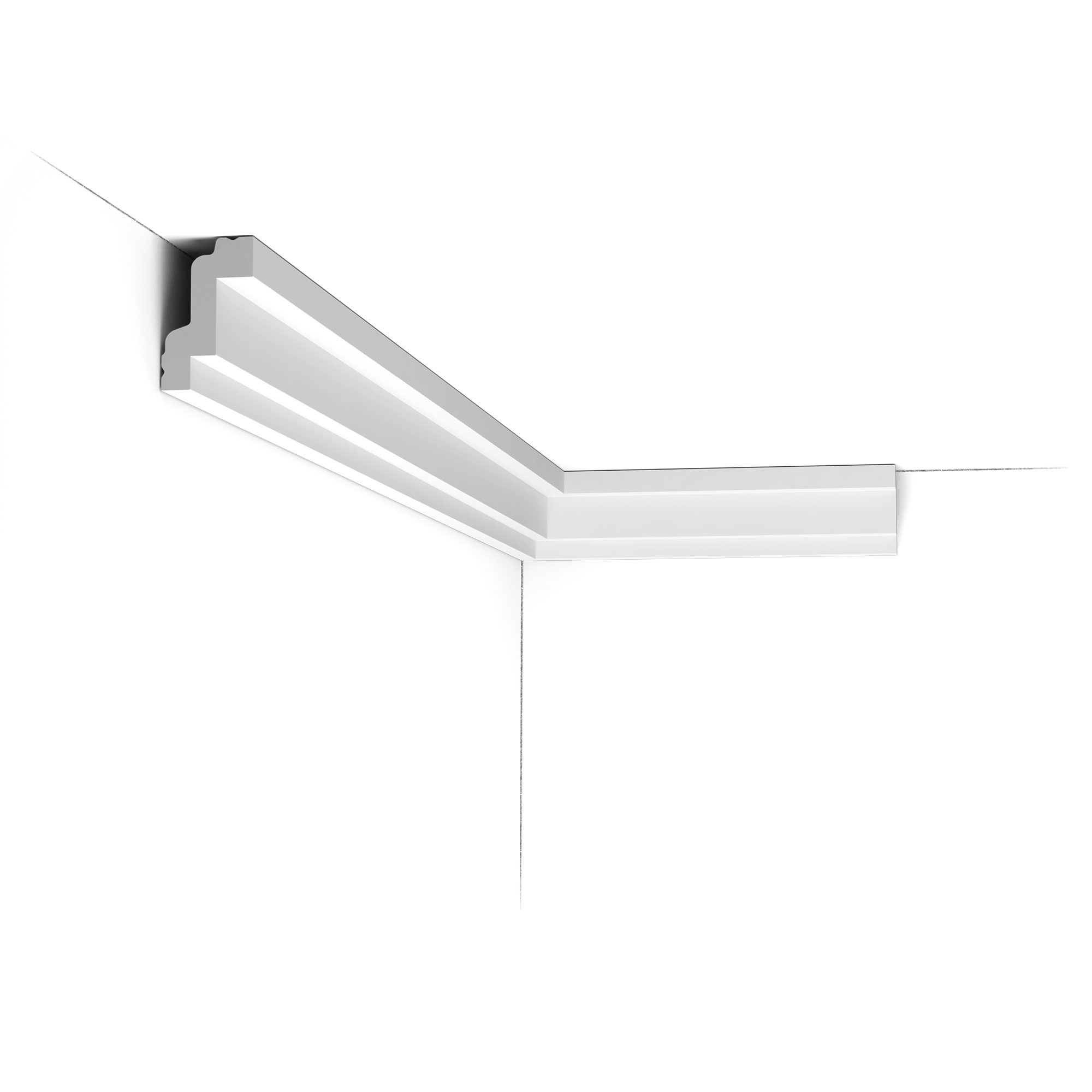 Карниз потолочный Orac Decor Basixx 25x40x2000 мм CB531N