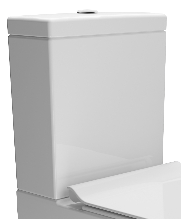 Бачок для унитаза GSI Pura белый глянцевый 8681BS11