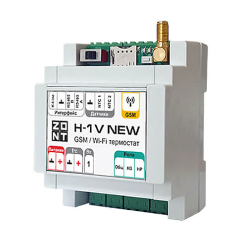 Термостат отопительный Wi-Fi/GSM ZONT H-1V New ML00005890