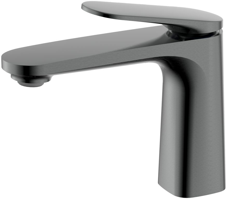 Смеситель для раковины Aquanet Imola без донного клапана серый матовый AQM6710GM