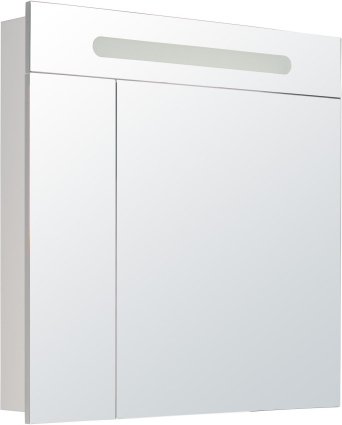 Шкаф зеркальный Roca Victoria Nord 800х810х140 мм LED белый глянец Z.RU90.0.003.3