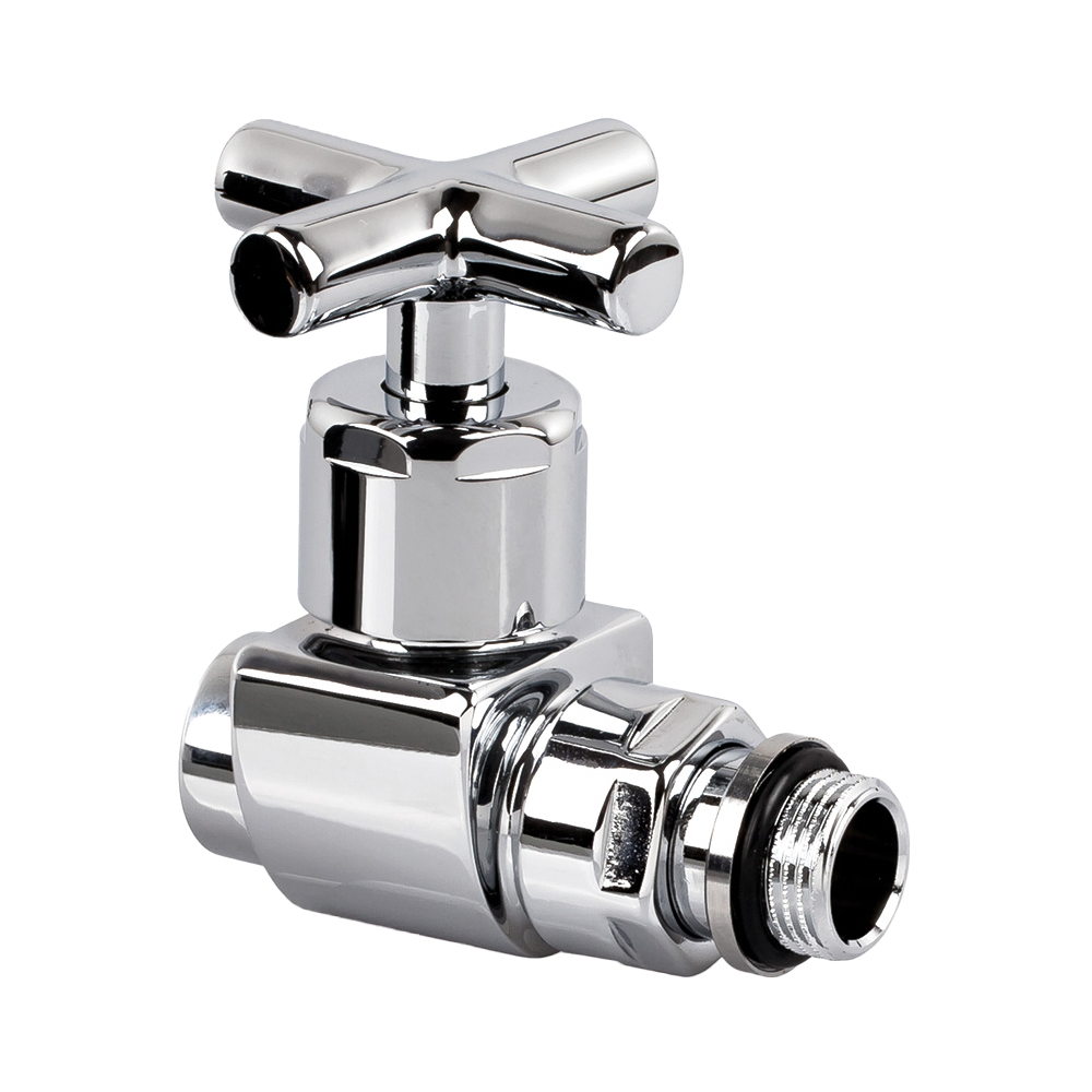 Вентиль ручной прямой SR Rubinetterie Prestige & Minimal 1/2 ручка-крест хром 0376-1500C000