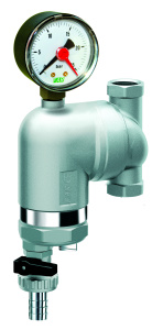 Фильтр тонкой очистки FAR FA 39M8 1/2 ВР-ВР 100 мкм с магнитной вставкой и манометром FA 39M8 12100