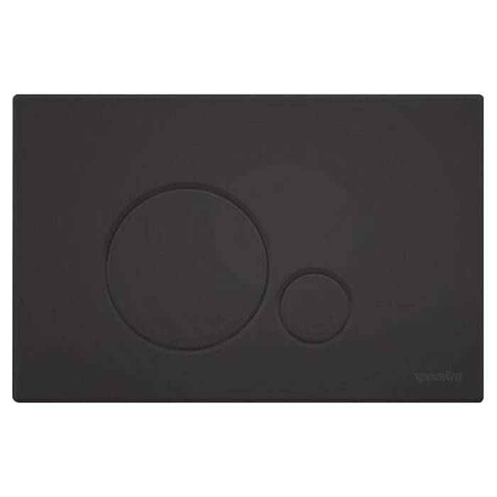 Клавиша смыва Duravit DuraSystem Beta 120 пластик черный матовый WD5010031000/WF5120131010